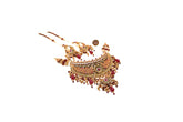 Grand Bridal Ruby & Pearl Set
